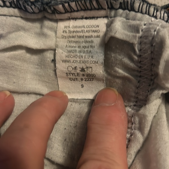 Joy Jeans Blue and lighter blues some white - Picture 4 of 4